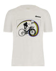 Santini UCI Official Time Trial Short Sleeve T-Shirt - White
