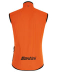 Santini Guard Nimbus Men's Rain Vest - Fluro Orange