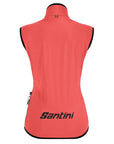 Santini Guard Nimbus Women's Rainproof Vest - Granatina Pink