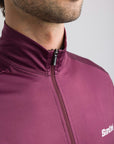 Santini Nebula 3W Men's Wind Breaker Jacket - Maroon