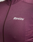 Santini Guard Nimbus Women's Rainproof Packable Jacket - Burgundy