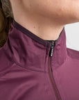 Santini Guard Nimbus Women's Rainproof Packable Jacket - Burgundy