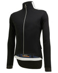 Santini Vega Multi Jacket With Hood - Black
