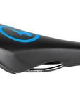 Stacyc Bolt Logo Saddle - Cyan