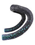 Supacaz Super Sticky Kush Star Fade Bar Tape With Blue Star Plugz - Blue Refract