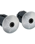 Supacaz Bling Ano Plugs Bar Tape - Platinum