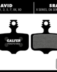 Galfer Brake Pads Avid, Elixir, Sram XX
