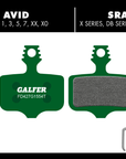 Galfer Brake Pads Avid, Elixir, Sram XX