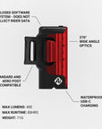 Lezyne Strip Pro AI Alert 400+ Rear