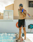 Zone3 Power Stroke Paddles - Blue/Orange