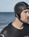Zone3 Heat-Tech Swim Cap - Black/Silver