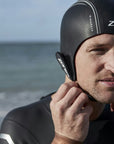 Zone3 Heat-Tech Swim Cap - Black/Silver