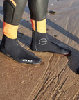 Zone3 Heat-Tech Swim Socks - Black/Red