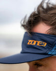 Zone3 Lightweight Race Visor - Navy Blue