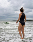 Zone3 Women's Ows Ti Thermal High Neck Costume - Black/Silver