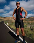 Zone3 Men's Activate Trisuit - Black/Red