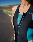 Zone3 Women's Activate Trisuit - Black/Turquois