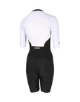 Zone3 Women's Lava Long Distance Short Sleeve Trisuit - Black/White