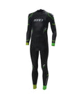 Zone3 Junior Adventure Tri/Open Water Swimming Wetsuit - Black/Green