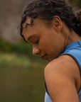 Zone3 Women's Yulex Vest - Blue/White