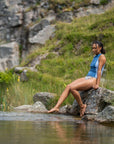 Zone3 Women's Yulex Vest - Blue/White