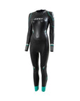 Zone3 Women's Advance Wetsuit - Black/Turquois