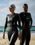 Zone3 Women's Vision Wetsuit - Black/Turquois