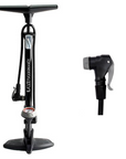 QBP Air Attack Floor Pump 120 PSI Steel Barrel Twin Head Valve