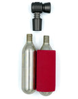 QBP Air Express CO₂ Inflator Kit Press Regulator Head + 2 × 16g Cartridges