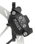 SRAM Disc Brake Maven Silver - Aluminum Lever - Stainless Hardware - Reach/Contact Adj -SwingLink - Black Front/Rear 2000mm Hose (includes MMX Clamp -20P-2 Bracket -Bleeding Edge Tool) A1