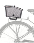 QBP Rear Quick Release Steel Bike Basket 41 x 33 x 25cm – Black