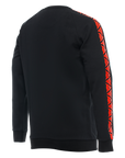 Dainese Casual Stripes Sweater - Black/Fluo-Red