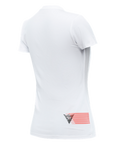 Dainese Casual Logo Lady T-Shirt - White/Black