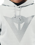 Dainese Fade Hoodie - Glacier-Gray/Dark-Gray/Red