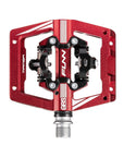 FUNN Mamba S SPD Clipless MTB Double Sided Pedal Pair - Red