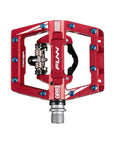 FUNN Mamba S SPD Clipless MTB Single Sided Pedal Pair - Red