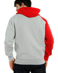 Dainese Paddock Hoodie - Glacier-Gray/Lava-Red/Black