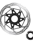 SRAM Rotor Centerline 2 Piece 160mm Black (includes Steel rotor bolts) Rounded
