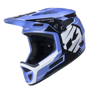 Kenny Elite Full Face Racing Helmet Glitter And Varnish - Steel Blue