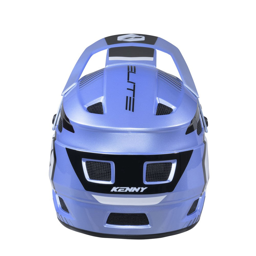 Kenny Elite Full Face Racing Helmet Glitter And Varnish - Steel Blue