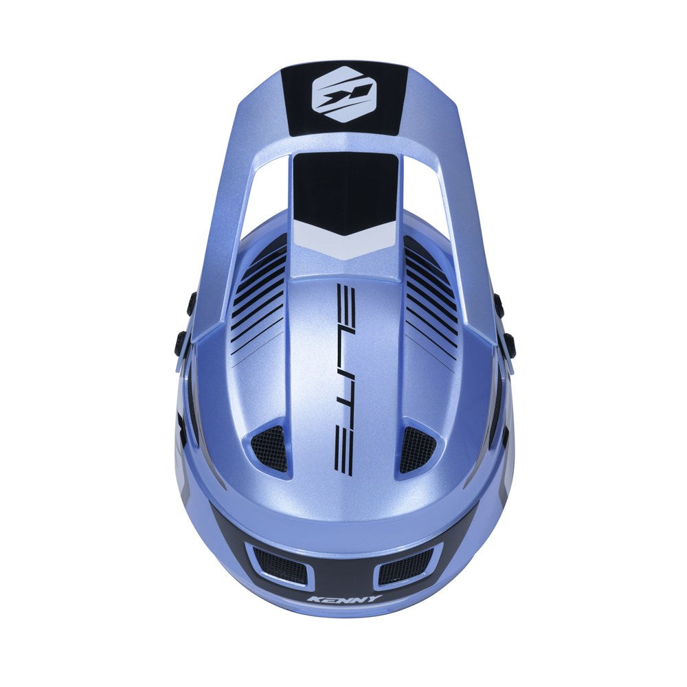 Kenny Elite Full Face Racing Helmet Glitter And Varnish - Steel Blue