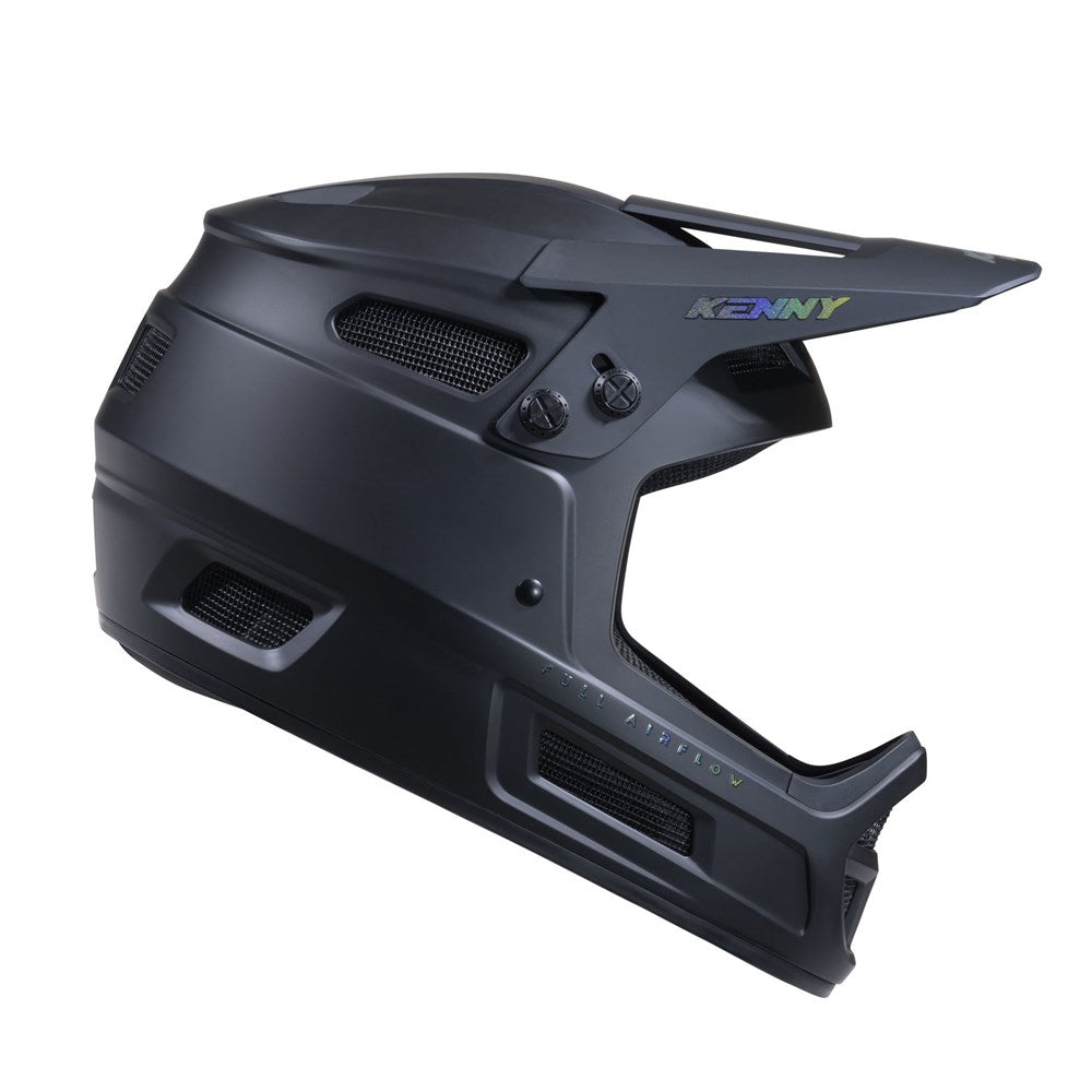 Kenny Elite Full Face Racing Helmet - Solid Black