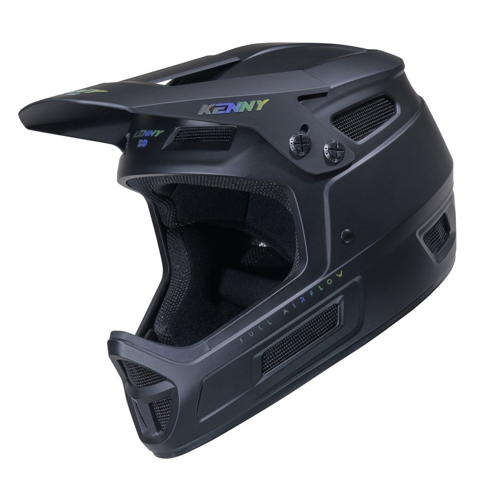 Kenny Elite Full Face Racing Helmet - Solid Black