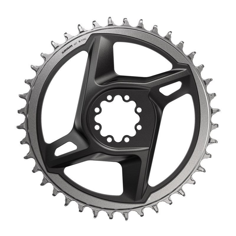SRAM CHAIN RING ROAD 40T DM X-SYNC 6.5MM OFFSET - GREY (RED / FORCE) Including 8 chainring bolts