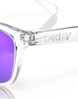 Oakley Frogskins Sunglasses Prizm Violet Lenses,  Polished Clear Frame