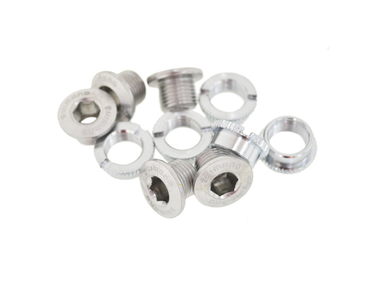 Shimano Dura Ace FC-7710 Track Chainring Fixing Bolt &amp; Nut Set M8x6mm