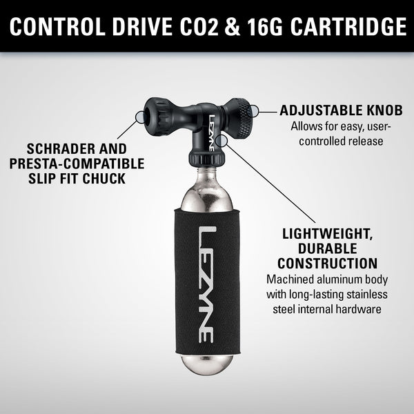 Lezyne Control DRV CO2 - Black
