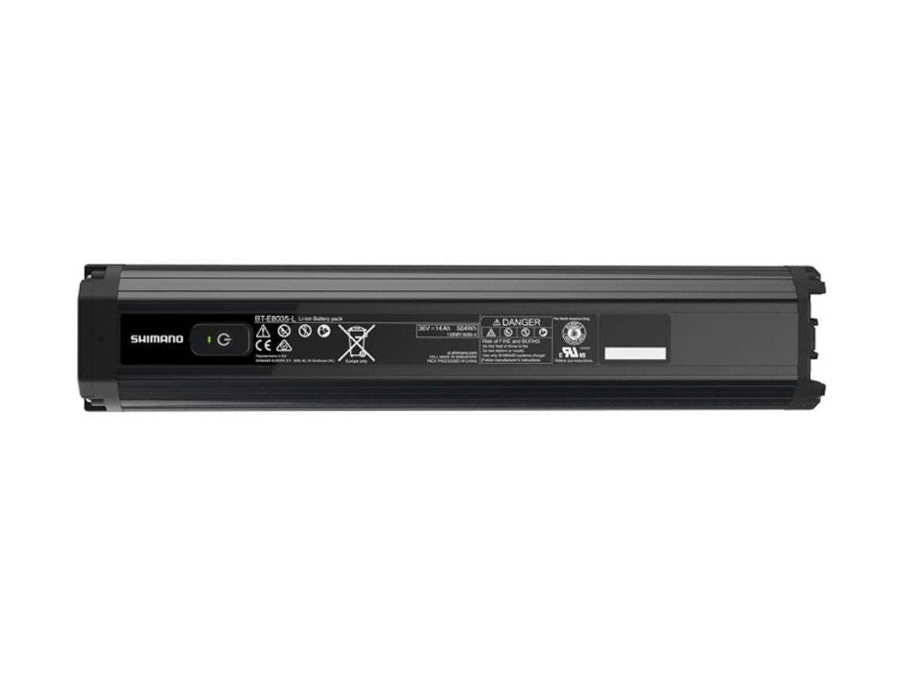 Shimano STEPS BT-E8035-L Integrated Type Battery for Down Tube (504 Wh)