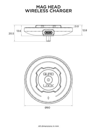 Quad Lock Accessory Mag Wireless Charging Head