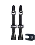 CushCore Tubeless Valves (pair) Black - 55mm